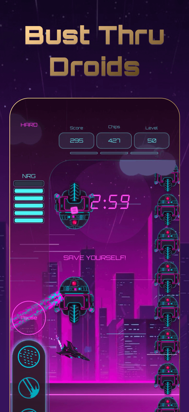 Cyber Mech gameplay - Bust Thru Droids